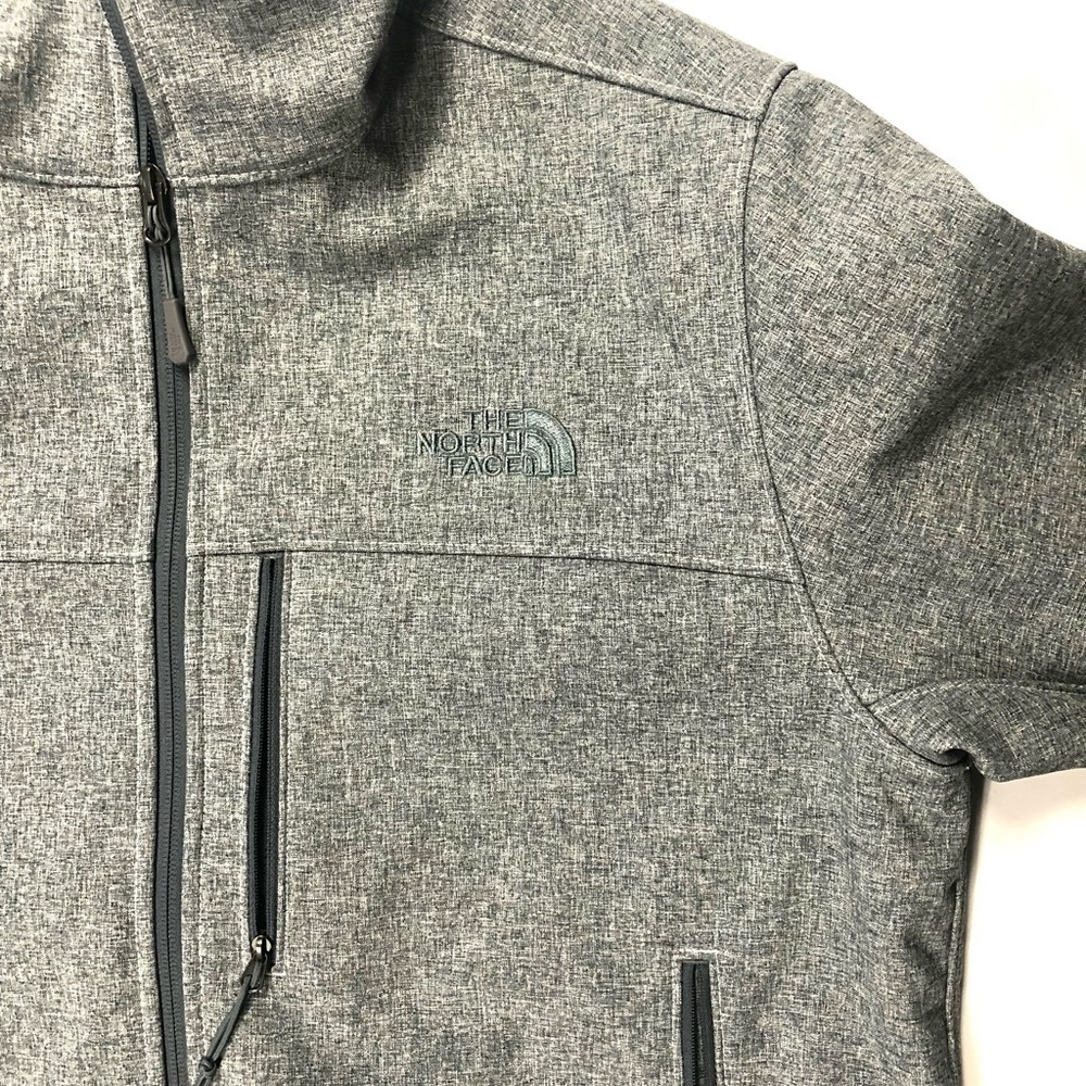 The North Face Gray Full-Zip Jacket Size Large - Picture 4 of 8